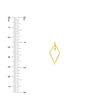 Load image into Gallery viewer, The Veronica Diamond and 14kt Gold Pendant Charm