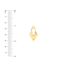 Load image into Gallery viewer, Fashion Lock with Diamond 14kt Gold Pendant Charm