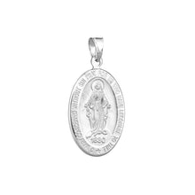 Load image into Gallery viewer, Blessed Mary Medal 14kt Gold Pendant