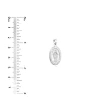 Load image into Gallery viewer, Blessed Mary Medal 14kt Gold Pendant
