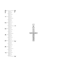 Load image into Gallery viewer, Textured Crucifix 14kt Gold Pendant
