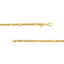Load image into Gallery viewer, Polished Fashion Designer 14kt Gold Link Bracelet Chain