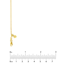 Load image into Gallery viewer, Square Wheat Chain with Slider Bead  1.15mm 14kt Gold