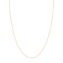 Load image into Gallery viewer, Square Wheat Chain with Slider Bead  1.15mm 14kt Gold