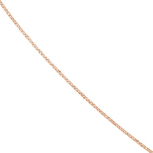 Load image into Gallery viewer, Square Wheat Chain with Slider Bead  1.15mm 14kt Gold