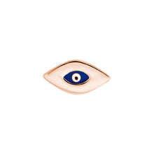 Load image into Gallery viewer, Mini Evil Eye 14kt Gold Earrings