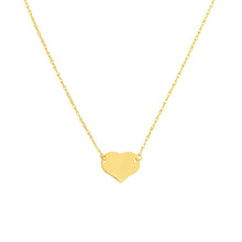Load image into Gallery viewer, So You Mini Heart 14kt Gold Necklace