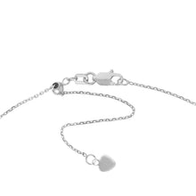 Load image into Gallery viewer, Adjustable Sterling Silver Virgin Mary and Cross Drop Choker 17"