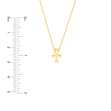 Load image into Gallery viewer, 14K Mini Christian Ankh 14kt Gold Necklace