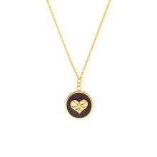 Load image into Gallery viewer, I See Red Heart Medallion 14kt Gold Necklace