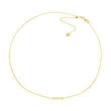 Load image into Gallery viewer, "Mama" 14kt Gold Adjustable Choker