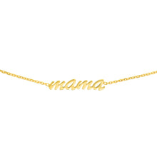 Load image into Gallery viewer, "Mama" 14kt Gold Adjustable Choker