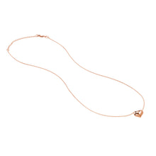 Load image into Gallery viewer, Puffy Heart 14kt Gold Necklace