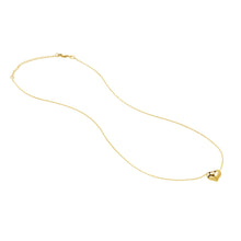 Load image into Gallery viewer, Puffy Heart 14kt Gold Necklace