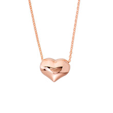 Load image into Gallery viewer, Puffy Heart 14kt Gold Necklace