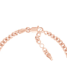 Load image into Gallery viewer, "Love" on Curb Chain 14kt Gold Bracelet