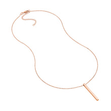 Load image into Gallery viewer, Adjustable Sterling Silver Engravable Cube Necklace 18"