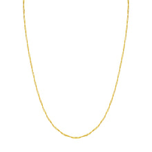 Load image into Gallery viewer, Singapore  Chain Necklace 14kt Gold