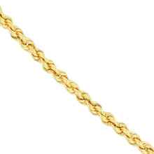 Load image into Gallery viewer, Rope Classic Light Chain with Lobster Lock 2.30mm 14kt Gold