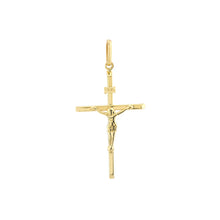 Load image into Gallery viewer, 10K Gold High Polished Crucifix Pendant