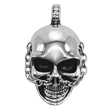 Stainless Steel Skull Head Pendant