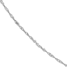 Load image into Gallery viewer, Sterling Silver 1.7mm Singapore Chain