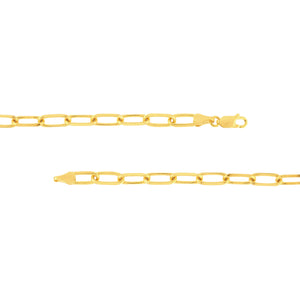 Paper Clip Design 5.25mm 14kt Gold