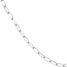 Load image into Gallery viewer, Sterling Silver 5.25mm Paper Clip Design Chain