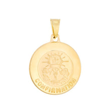 Load image into Gallery viewer, Confirmation Medal 14kt Gold Pendant Charm