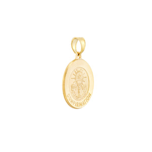 Confirmation Medal 14kt Gold Pendant Charm