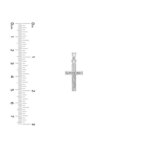 Textured Crucifix Pendant