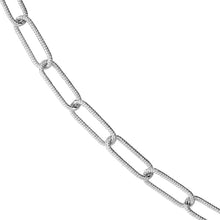 Load image into Gallery viewer, Sterling Silver 6MM Twisted Paperclip Chain