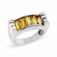 Load image into Gallery viewer, Fluted Baguette Ring