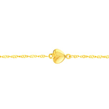 Load image into Gallery viewer, Hearts on Piatto 14kt Gold Chain Anklet