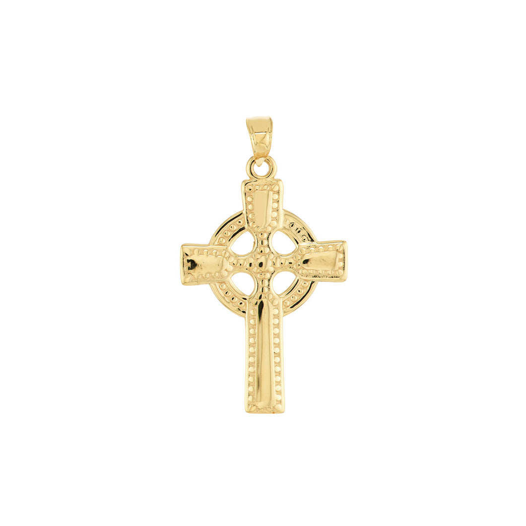 Celtic Cross 14kt Gold Pendant