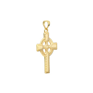 Celtic Cross 14kt Gold Pendant