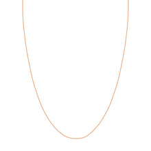 Load image into Gallery viewer, 14kt GoldSquare Wheat Chain with Slider Bead  1.15mm
