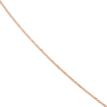Load image into Gallery viewer, 14kt GoldSquare Wheat Chain with Slider Bead  1.15mm