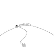 Load image into Gallery viewer, Adjustable Sterling Silver Choker with Dangling CZ Crosses 17&quot;