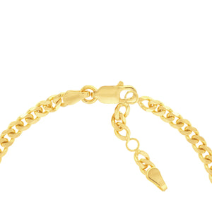 Mom Curb Chain 14kt Gold Bracelet