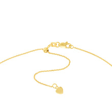 Load image into Gallery viewer, Love Plate on Curb Chain 14kt Gold Choker