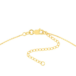 Mom and Heart Duet 14kt Gold Necklace