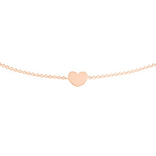 Load image into Gallery viewer, Mini Heart Adjustable Bolo 14kt Gold Bracelet