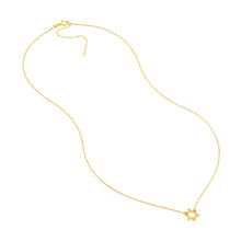 Load image into Gallery viewer, 14K Mini Star Of David 14kt Gold Necklace