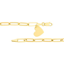 Load image into Gallery viewer, Hang On To Me Paper Clip 14kt Gold Bracelet