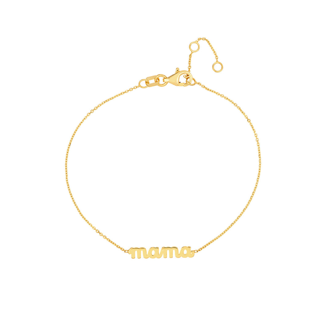 Mama Nameplate Bracelet