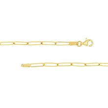 Load image into Gallery viewer, Enamel &quot;Love&quot; Paper Clip Gold Necklace