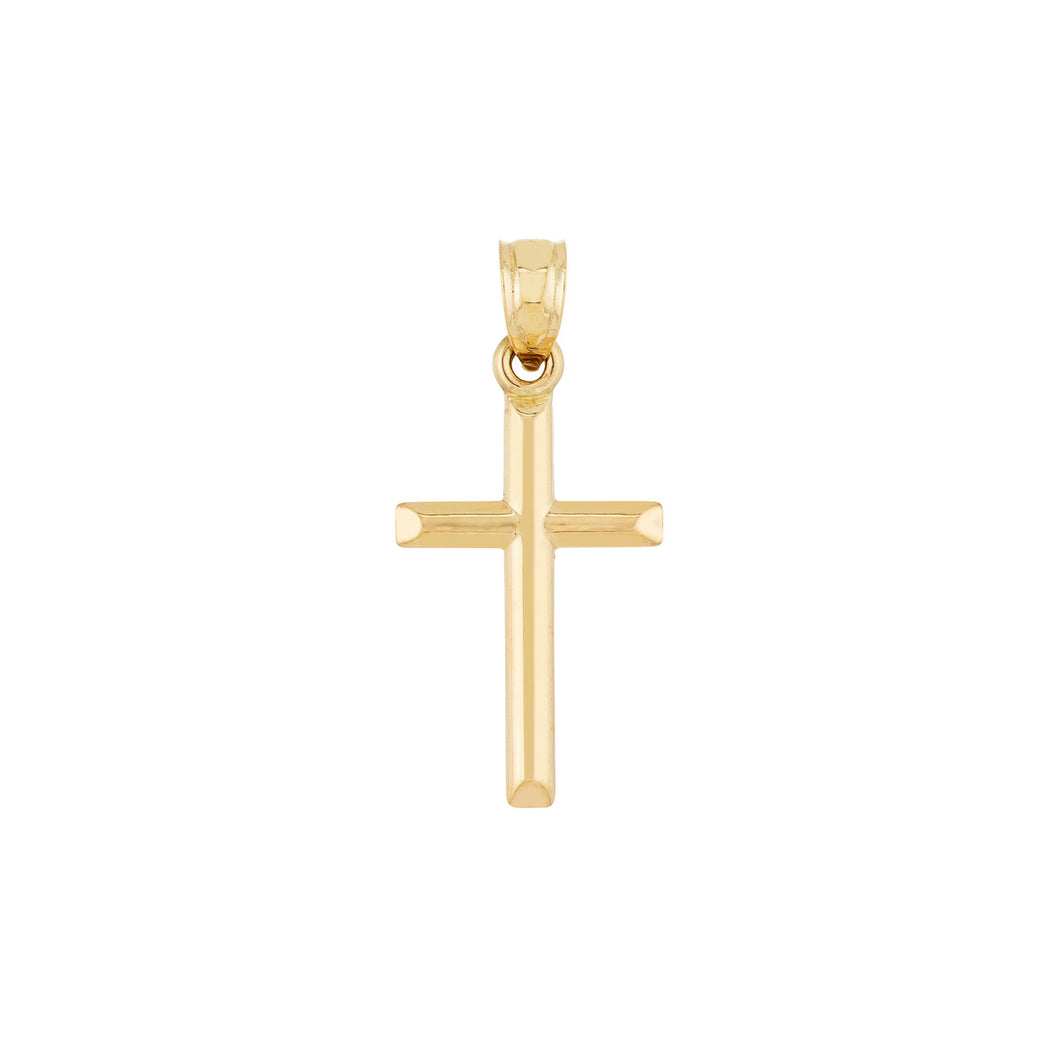 14K Classic Cross Pendant